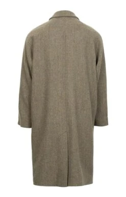 Raglan Sleeve Tweed Coat -Fashion Men Clothing Store TS30165LOVATBRNHB 2