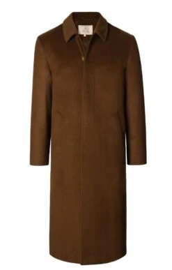 Inset Sleeve Cashmere Coat -Fashion Men Clothing Store TS30170VICUNA 1