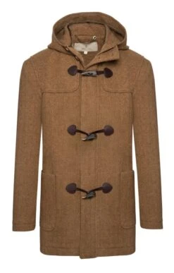 Men’s Tweed Duffle Coat -Fashion Men Clothing Store TS30212WHEATHB 1