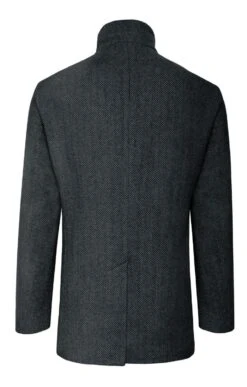 Tweed Car Coat -Fashion Men Clothing Store TS30235CHARCOALHB 2