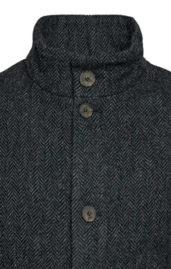 Tweed Car Coat -Fashion Men Clothing Store TS30235CHARCOALHB 3