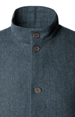 Tweed Car Coat -Fashion Men Clothing Store TS30235DENIMHB 3