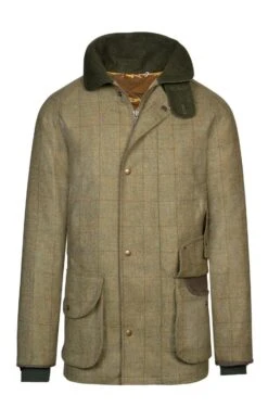 Men's Saxony Waterproof Shooting Coat 27 Men's Saxony Waterproof Shooting Coat -Fashion Men Clothing Store TS30410PINEBARKWP 1