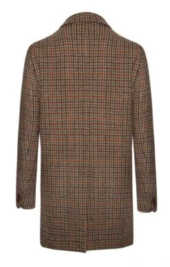 Men's Harris Tweed Paddock Coat -Fashion Men Clothing Store TS30419GOLDKFISHERHT 2
