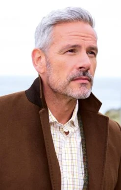 Men's Wool & Cashmere Paddock Coat -Fashion Men Clothing Store TS30420VICUNA 1