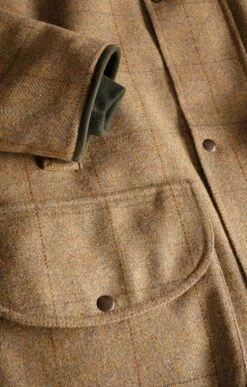 Men's Scottish Saxony Tweed Shooting Coat -Fashion Men Clothing Store TS30450COUNTRYWP 4