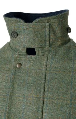 Men's Scottish Saxony Tweed Shooting Coat -Fashion Men Clothing Store TS30450LOVATGRNSKYWP 3