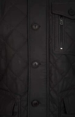 Men's Leather Quilted Jacket -Fashion Men Clothing Store TS30801DKBROWNOLIVE 4