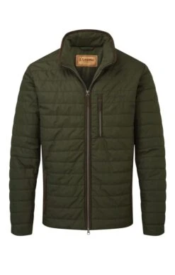 Men's Schoffel Carron Quilted Jacket -Fashion Men Clothing Store TS36695FOREST 3