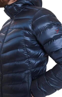 Men's Red Y By Nordisk Payne Down Jacket -Fashion Men Clothing Store TS48790MOODINDIGO 2