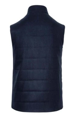 Men's Wool Rich Padded Waistcoat -Fashion Men Clothing Store TS73590NAVY 2