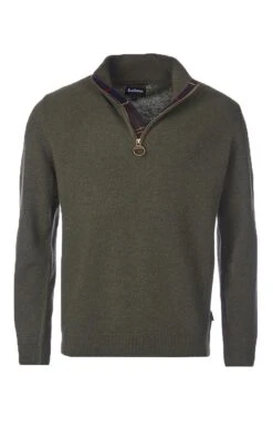 Mens Barbour Holden Half Zip 7 Mens Barbour Holden Half Zip -Fashion Men Clothing Store TT00160OLIVE 1