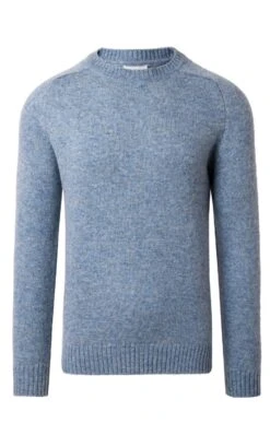 Mens Shetland Crew Neck -Fashion Men Clothing Store TT14050GLACIER 1