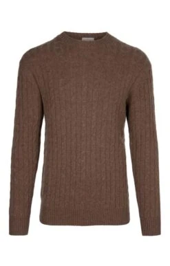 Men’s Cashmere Cable Crew