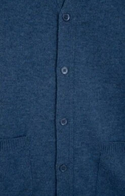 House Of Bruar 2 Ply Lambswool Waistcoat -Fashion Men Clothing Store TT15040DENIM 1