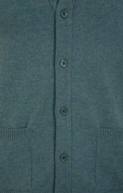 House Of Bruar 2 Ply Lambswool Waistcoat -Fashion Men Clothing Store TT15040GREENMIX 1