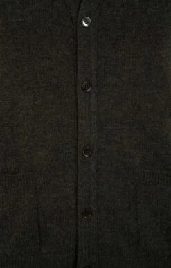 House Of Bruar 2 Ply Lambswool Waistcoat -Fashion Men Clothing Store TT15040MOSS 1