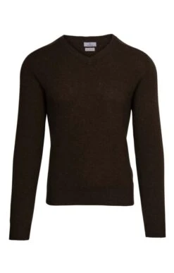 Men's Cashmere Melange V-Neck