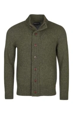 Men’s Barbour Tisbury Zip Through -Fashion Men Clothing Store TT21401DKSEAWEED 2
