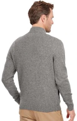 Men’s Barbour Tisbury Zip Through -Fashion Men Clothing Store TT21401GREY 1