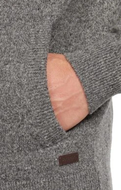 Men’s Barbour Tisbury Zip Through -Fashion Men Clothing Store TT21401GREY 2