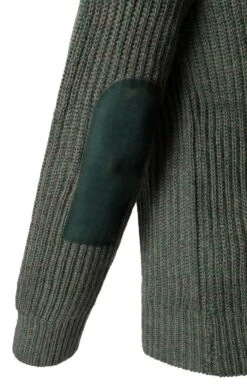 Men's Suede Patch Crew -Fashion Men Clothing Store TT21530LICHEN 2