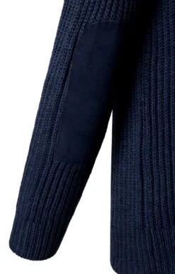 Men's Suede Patch Crew -Fashion Men Clothing Store TT21530NAVY 2