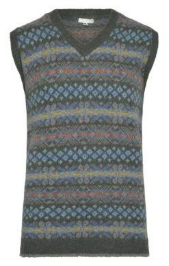 Men's Shetland Fairisle Slipover -Fashion Men Clothing Store TT22324MOORLAND 1
