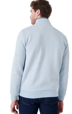 Men’s Crew Clothing Classic Half Zip Knit -Fashion Men Clothing Store TT65490BLUEMARL 1