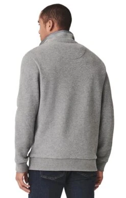 Men’s Crew Clothing Classic Half Zip Knit -Fashion Men Clothing Store TT65490GREYMARL 1