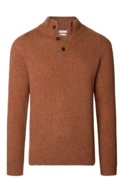 Shetland Button Troyer -Fashion Men Clothing Store TT89120EMBER 1