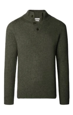 Shetland Button Troyer -Fashion Men Clothing Store TT89120MOORLAND 1