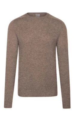 Cashmere Crew Neck -Fashion Men Clothing Store TT92110OTTER 1