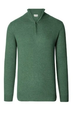 Cashmere T-Zip -Fashion Men Clothing Store TT92111GREENMIX 1