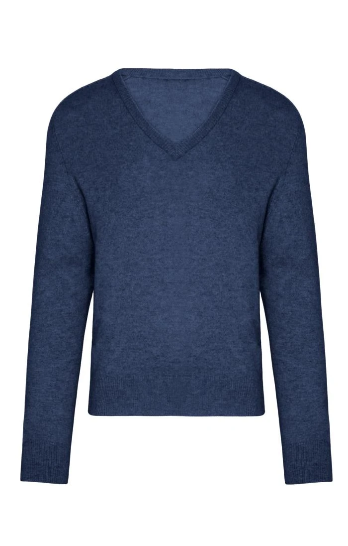 Mens 3ply Cashmere V Neck 2 Mens 3ply Cashmere V Neck - Image 2