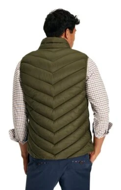 Men's Joules Garret Padded Gilet -Fashion Men Clothing Store TW23213HERITAGEGREEN 1