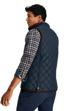 Men's Joules Maynard Quilted Gilet -Fashion Men Clothing Store TW23226MARINENAVY 1
