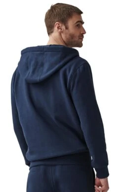 Men’s Crew Clothing Crossed Oars Zip Hoodie -Fashion Men Clothing Store TW85232NAVY 1