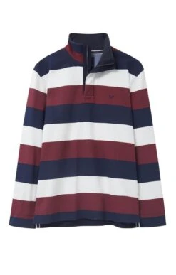 Men's Crew Clothing Padstow Pique -Fashion Men Clothing Store TW85238CORDAVANNVYWHITE 2