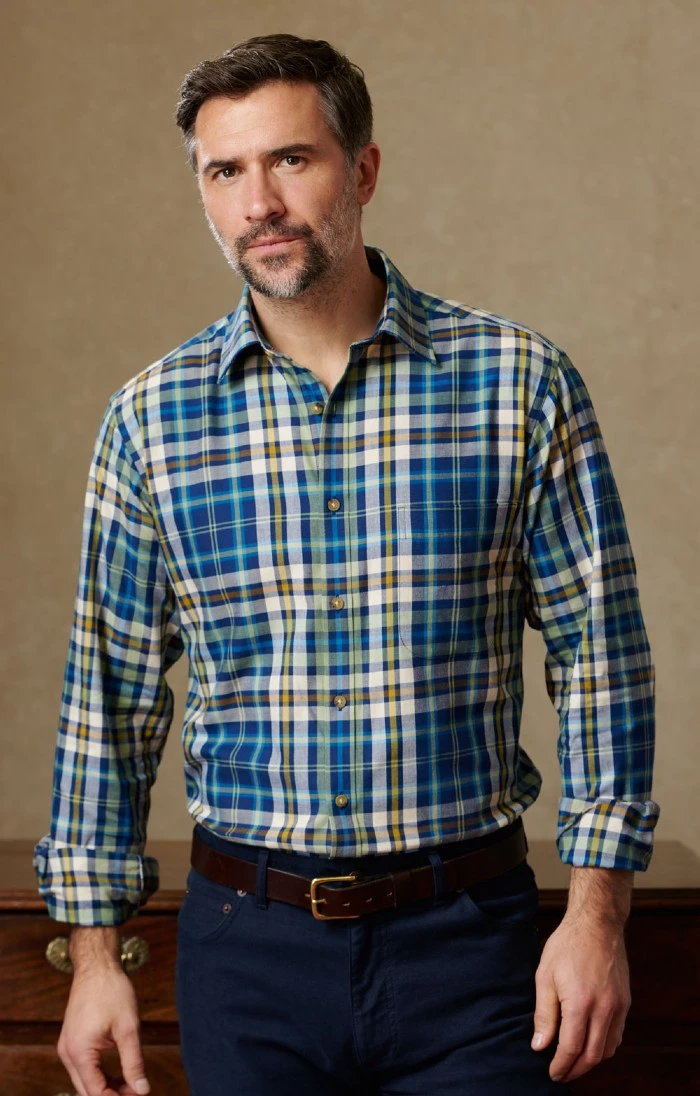 Men's Viyella Cotton/Wool Shirt 1 Men's Viyella Cotton/Wool Shirt