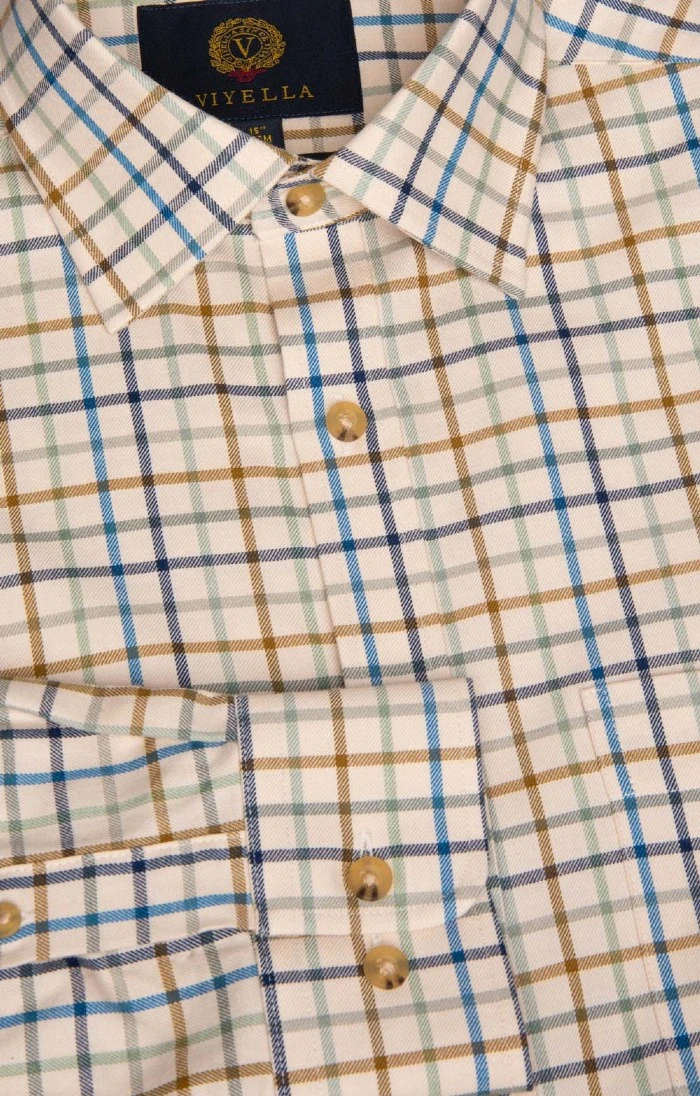 Men's Viyella Cotton/Wool Shirt 5 Men's Viyella Cotton/Wool Shirt - Image 5